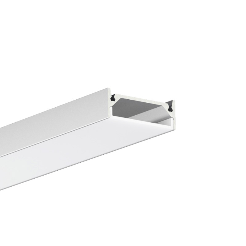 U Channel LED Aluminum Flat Profile For 15mm Wide Strip Light